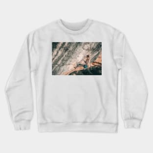 Adam Ondra Climbing Painting Crewneck Sweatshirt